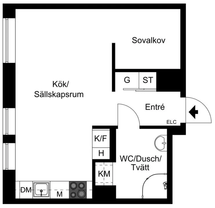 Hyreslägenhet på Malmö i malmo