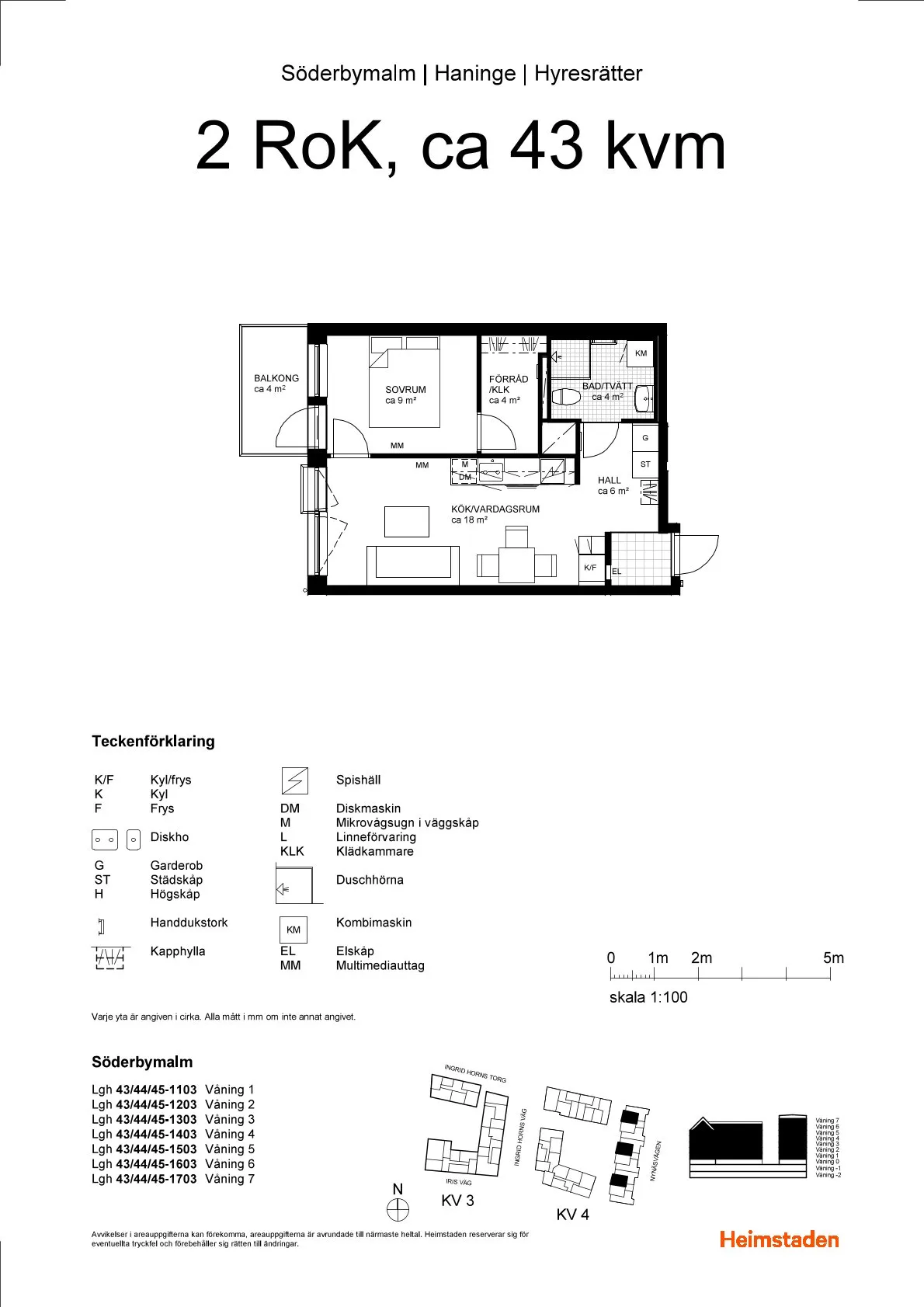 Hyreslägenhet på Handen i handen
