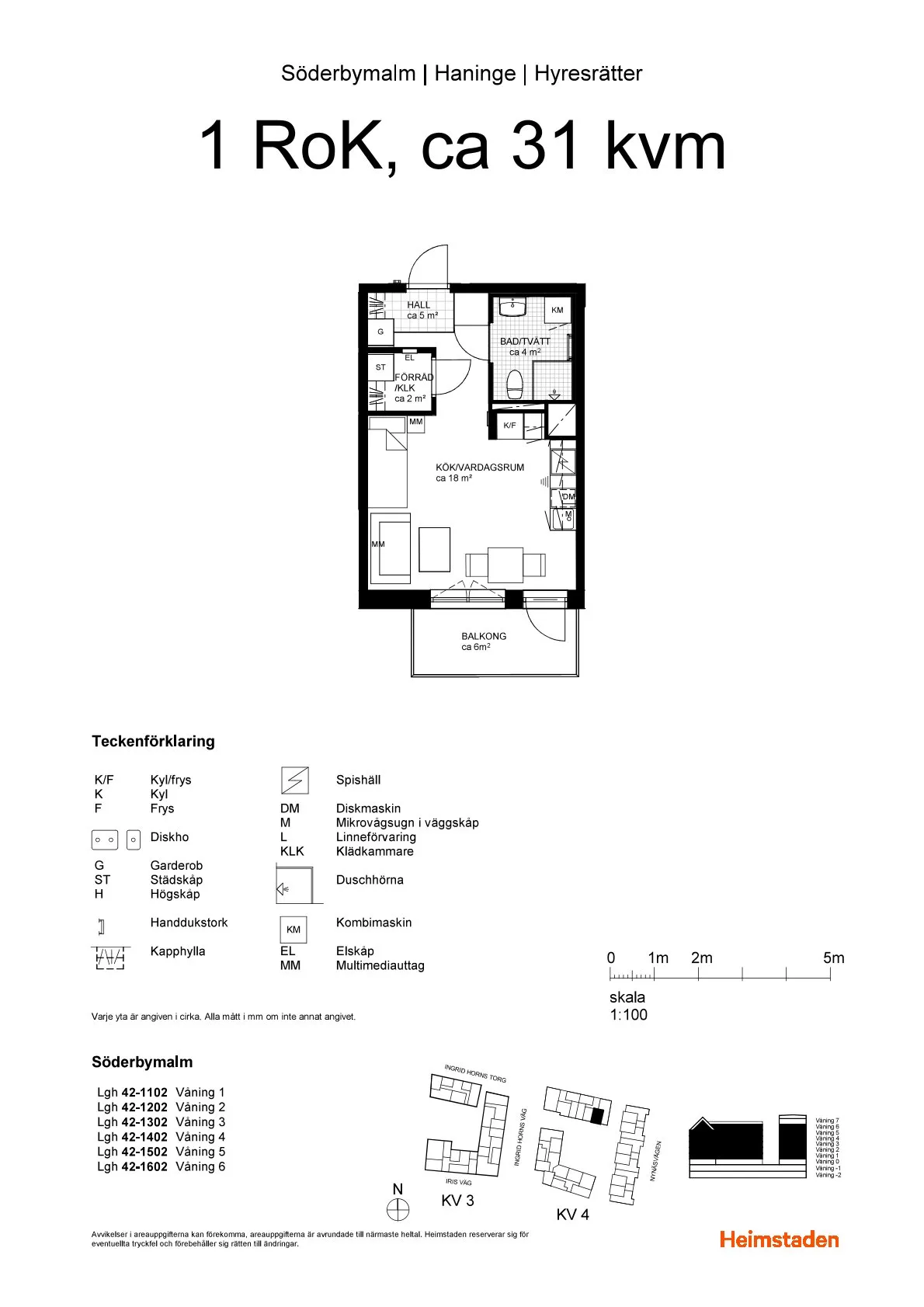Hyreslägenhet på Handen i handen