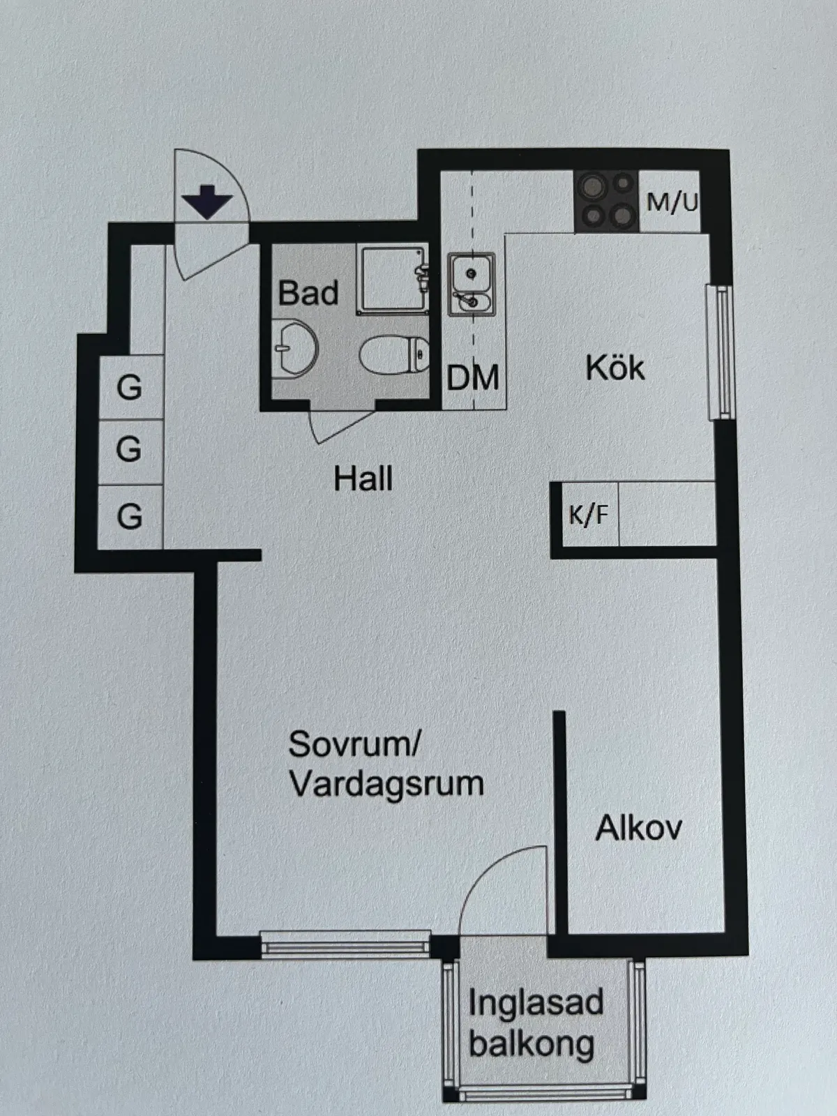 Hyreslägenhet på Västerås i vasteras