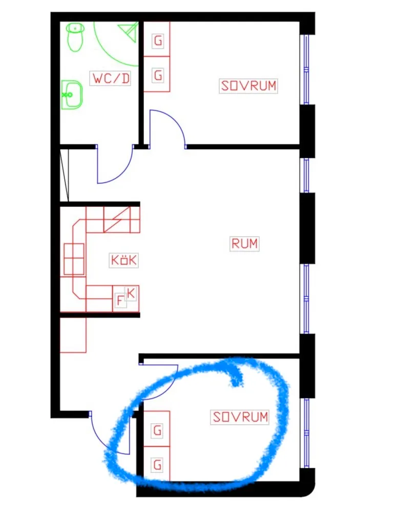 Hyreslägenhet på Skövde i skovde