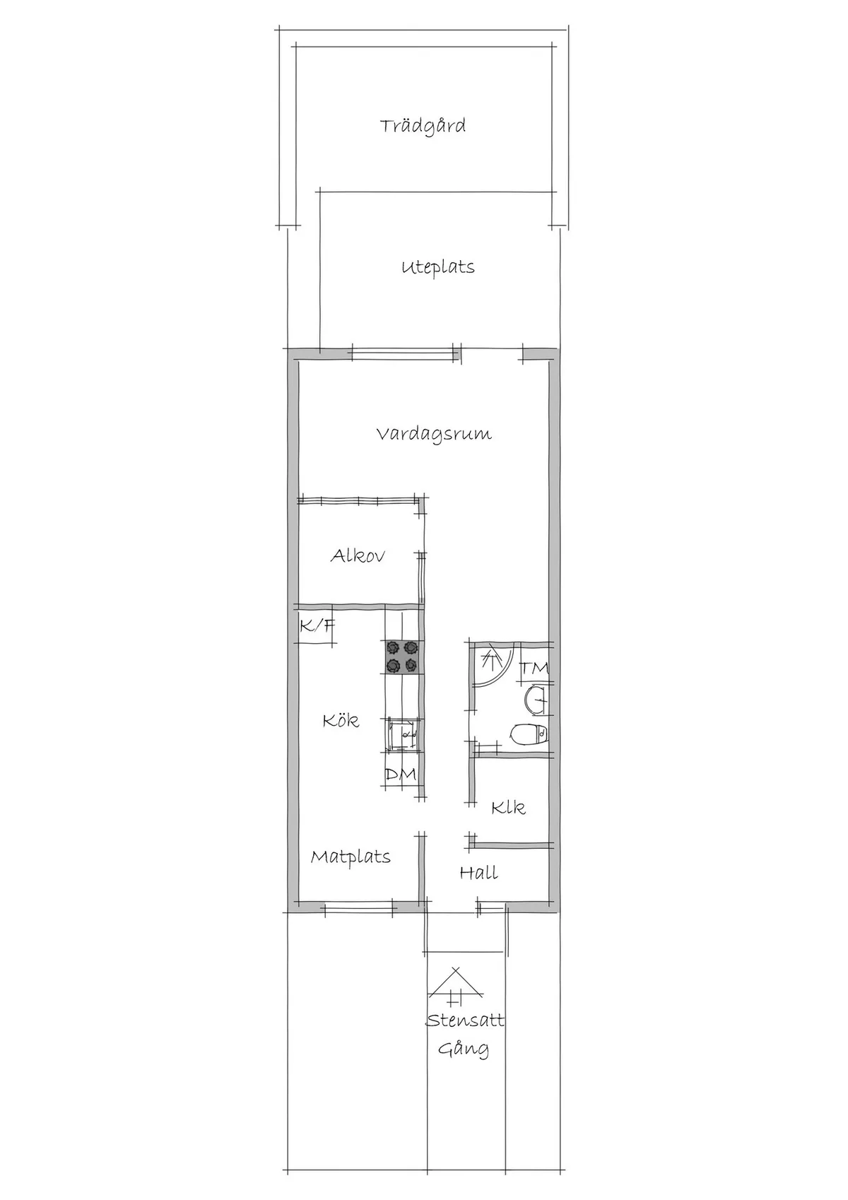 Hyreslägenhet på Lund i lund