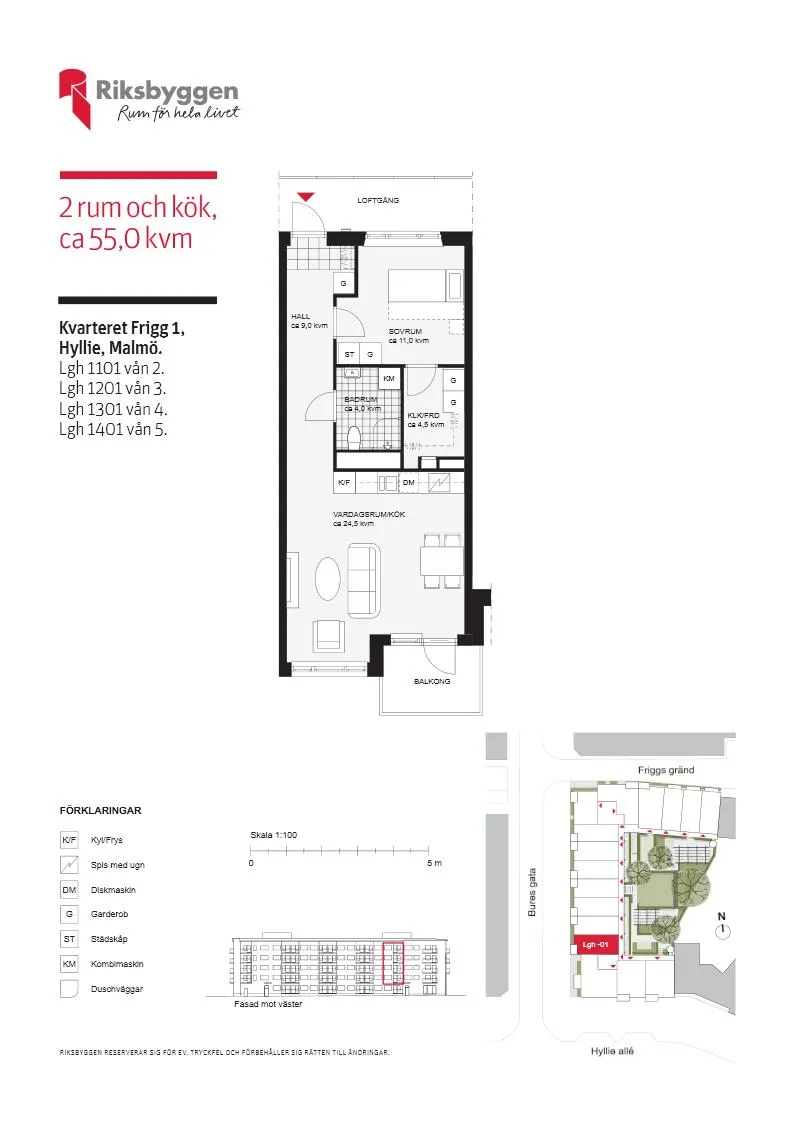 Hyreslägenhet på Malmö i malmo