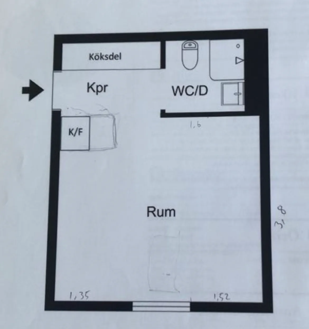 Hyreslägenhet på Västerås i vasteras