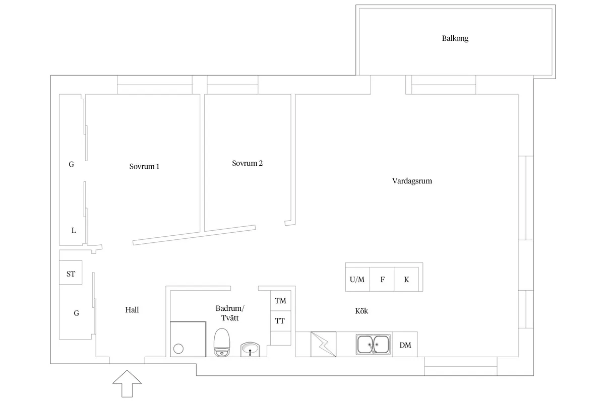 Hyreslägenhet på Borås i boras