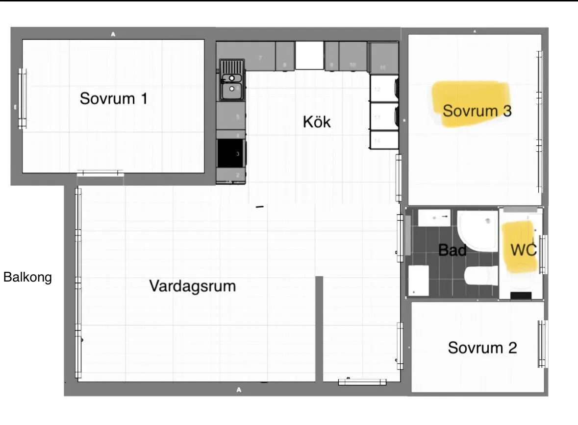 Hyreslägenhet på Stockholm i stockholm