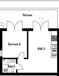 Hyreslägenhet på Stockholm i stockholm
