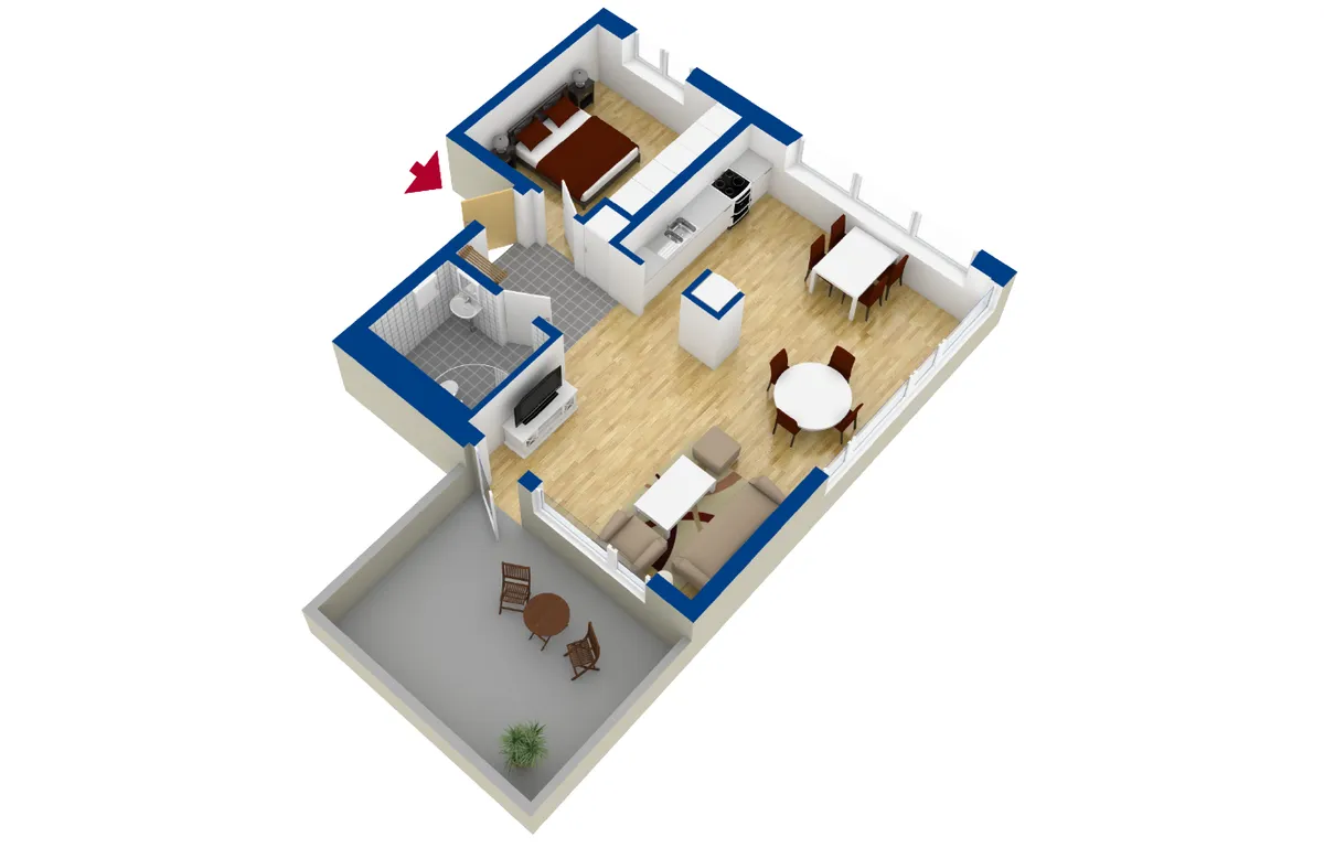 Hyreslägenhet på Halmstad i halmstad