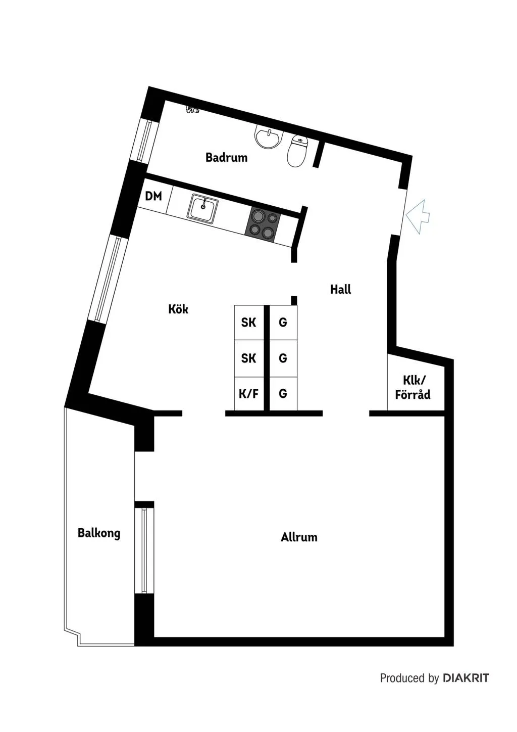 Hyreslägenhet på Hägersten i hagersten