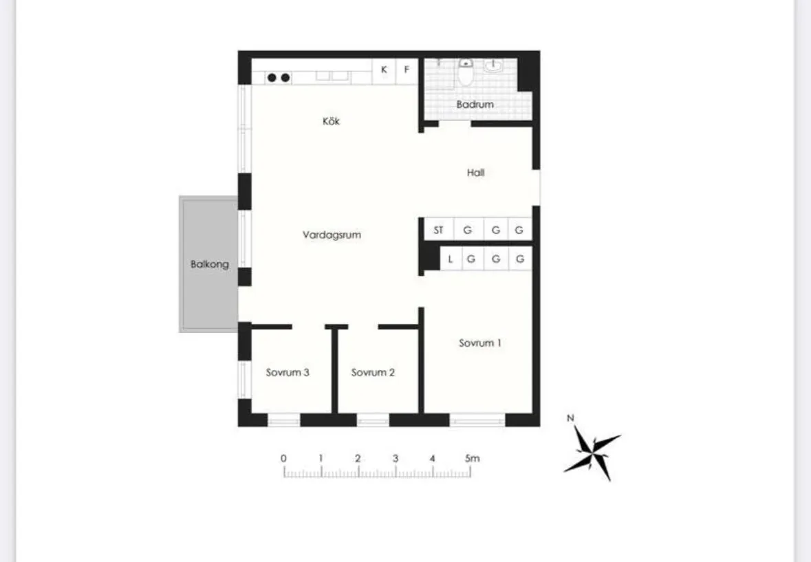 Hyreslägenhet på Märsta i marsta