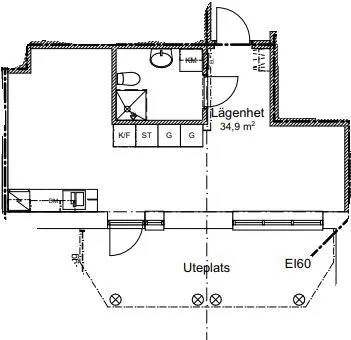Hyreslägenhet på Halmstad i halmstad