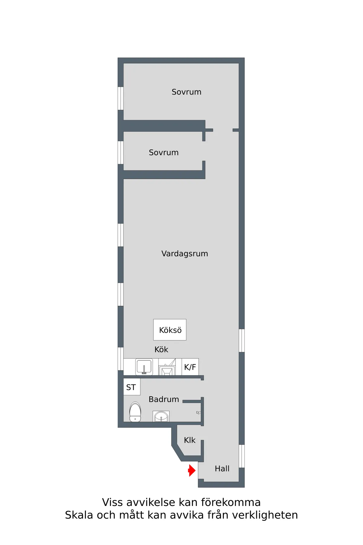 Hyreslägenhet på Sundsvall i sundsvall