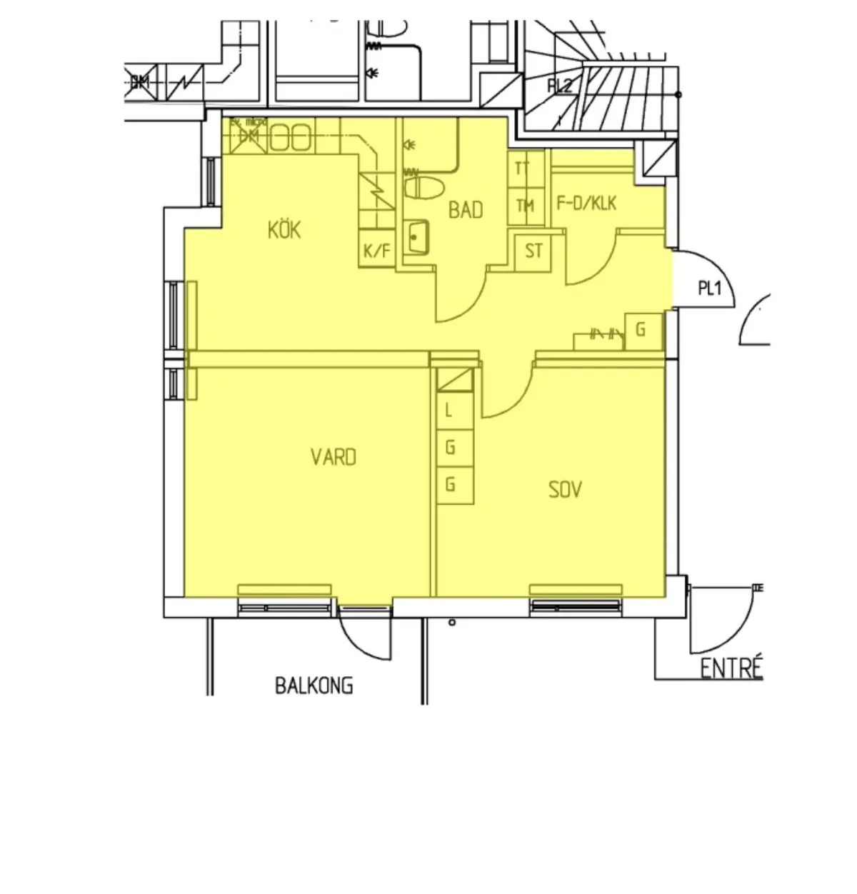 Hyreslägenhet på Upplands Väsby i upplands-vasby