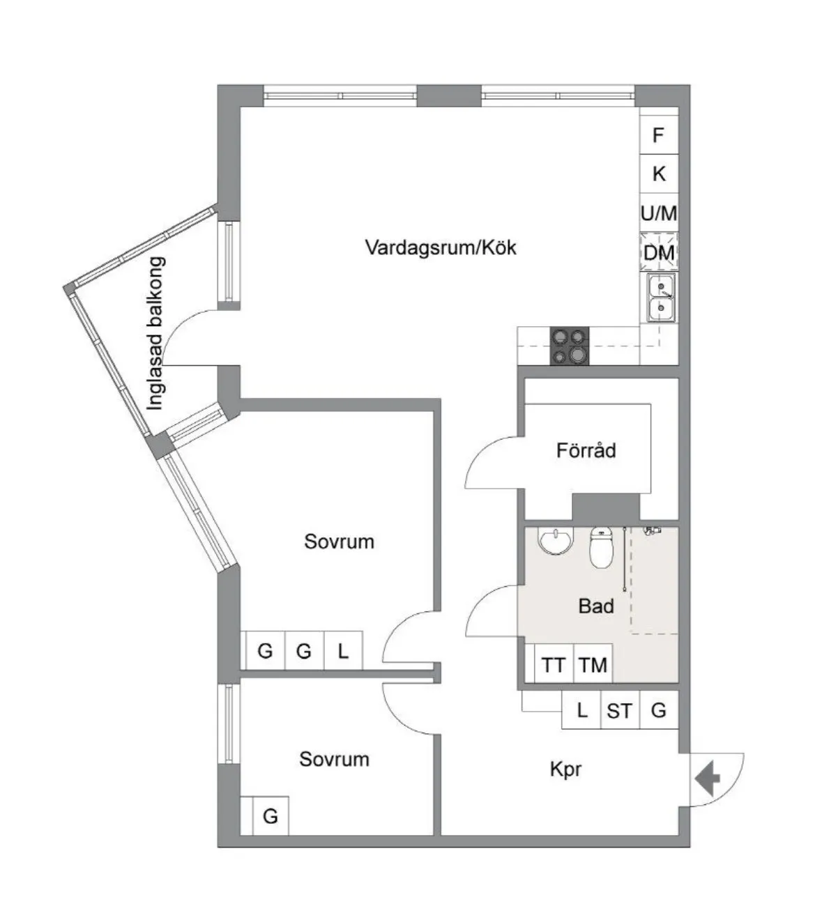 Hyreslägenhet på Solna i solna