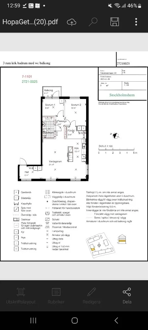Hyreslägenhet på Hägersten i hagersten