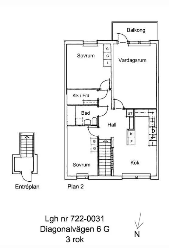 Hyreslägenhet på Nyköping i nykoping