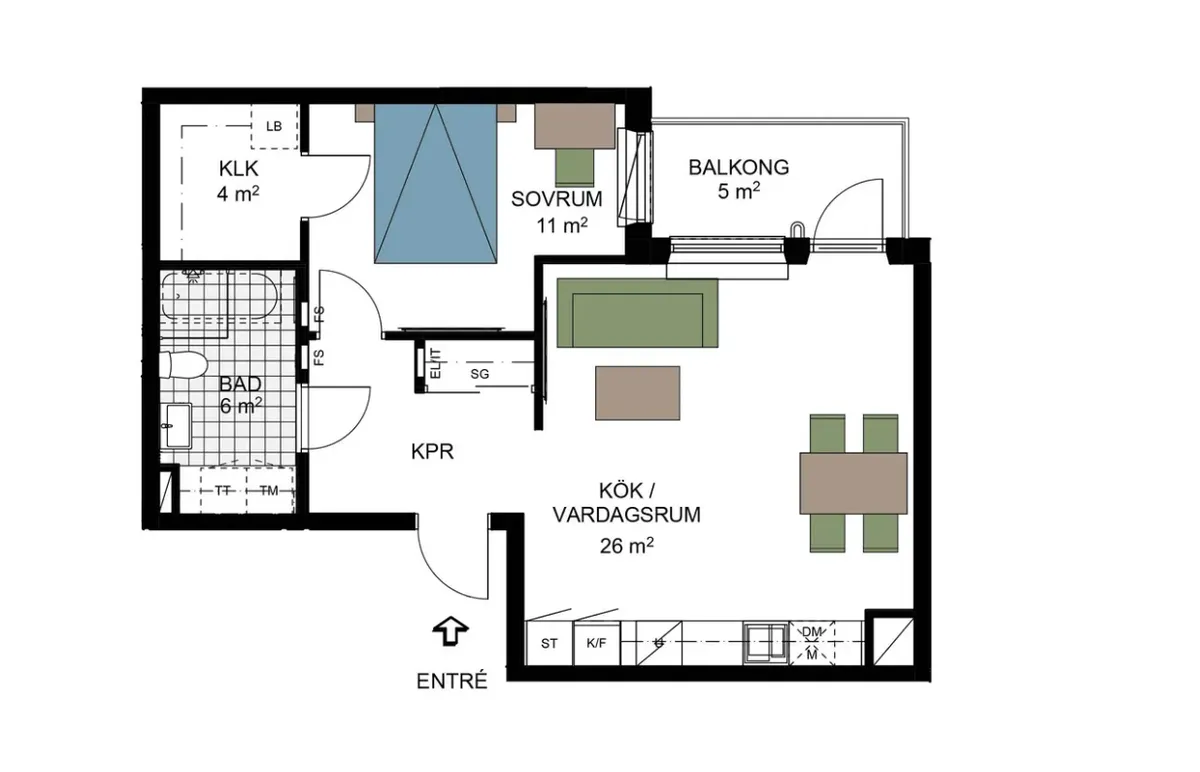 Hyreslägenhet på Järfälla i jarfalla