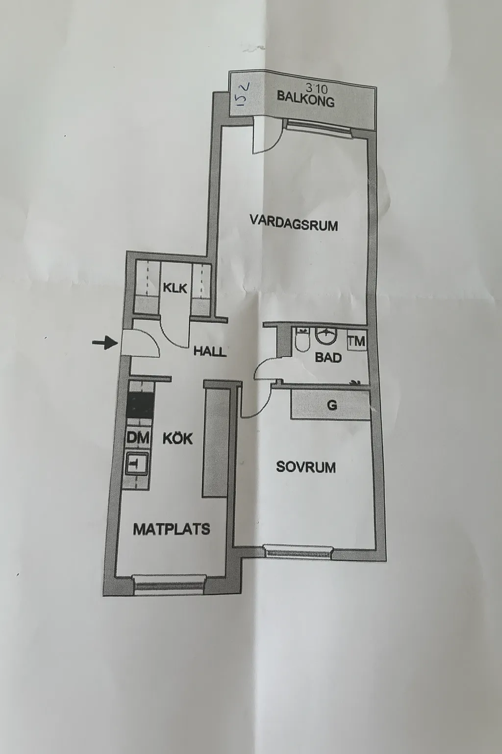 Hyreslägenhet på Farsta i farsta