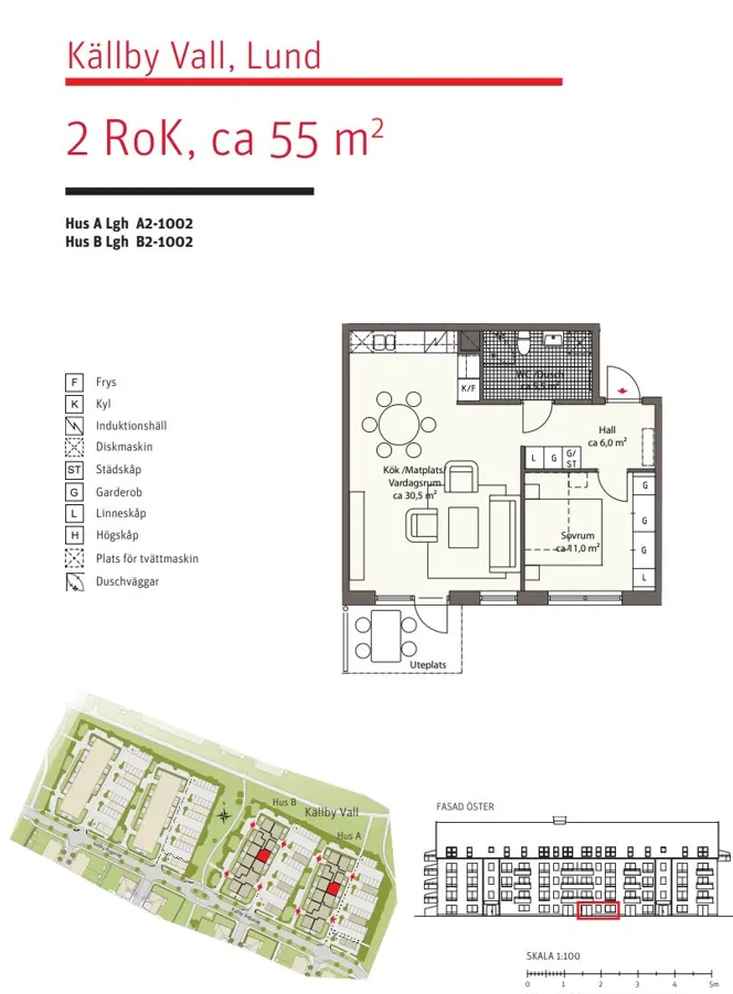 Hyreslägenhet på Lund i lund