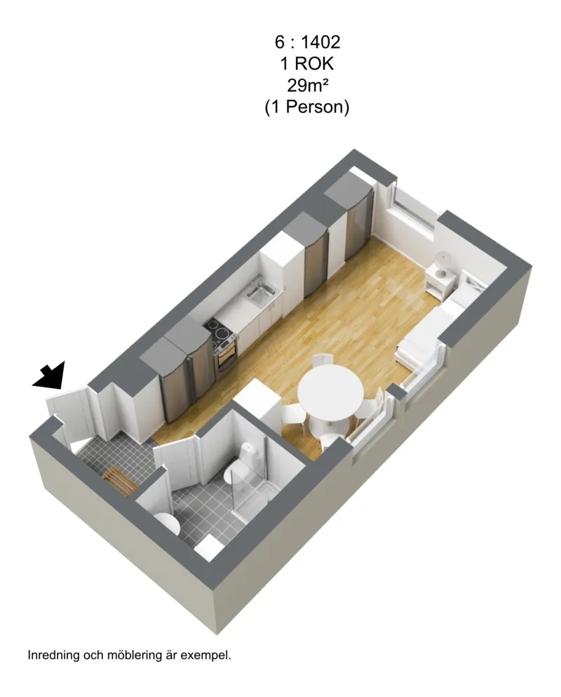 Hyreslägenhet på Stockholm i stockholm