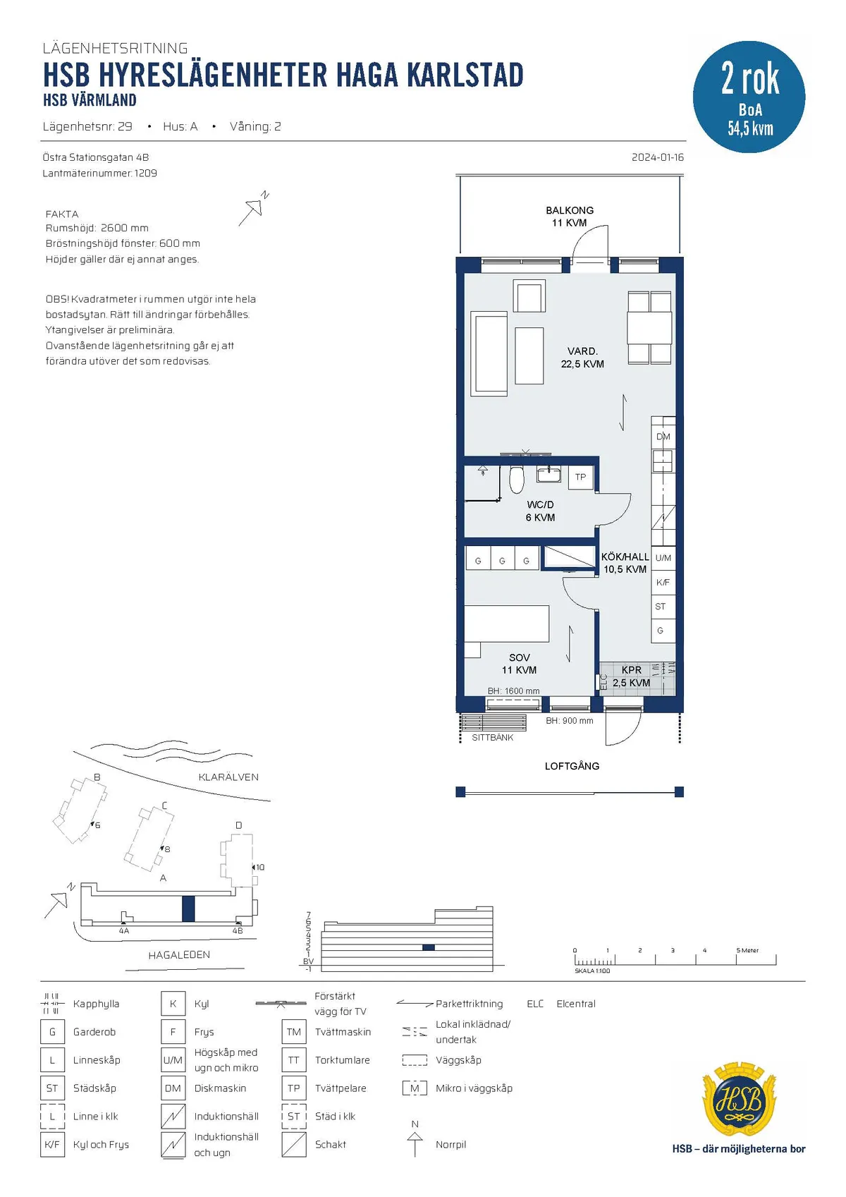 Hyreslägenhet på Karlstad i karlstad