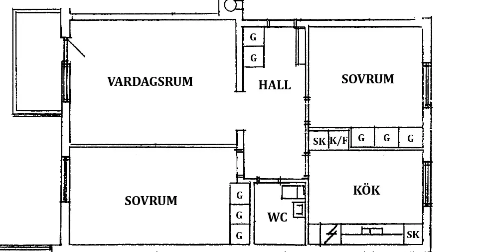 Hyreslägenhet på Katrineholm i katrineholm