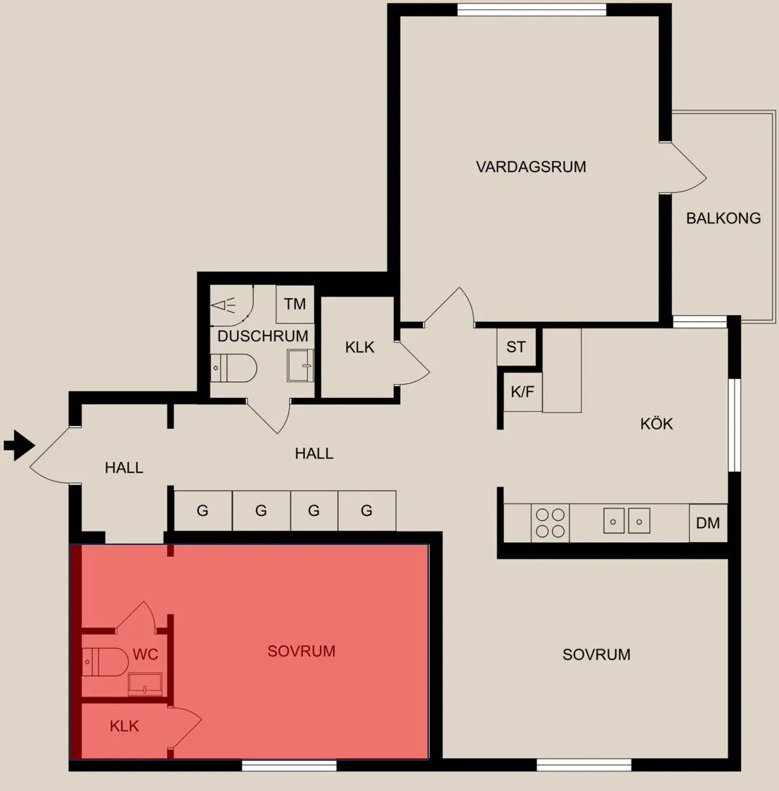 Hyreslägenhet på Norrköping i norrkoping