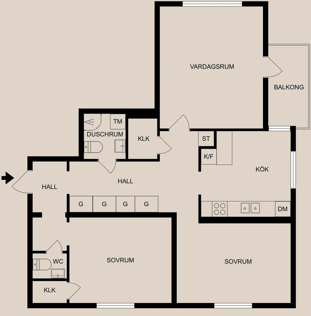 Hyreslägenhet på Norrköping i norrkoping