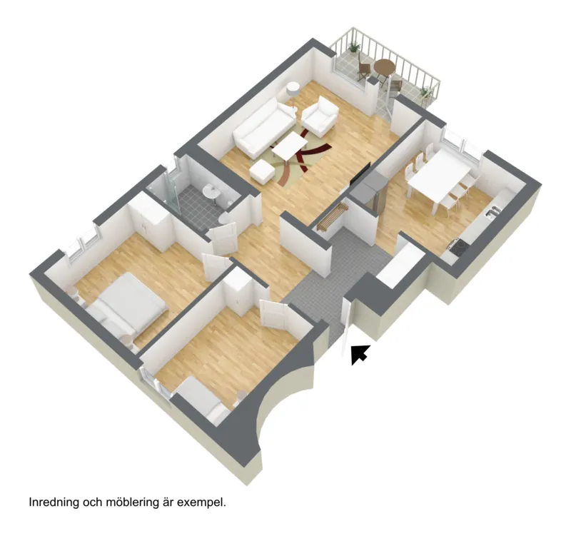 Hyreslägenhet på Borås i boras