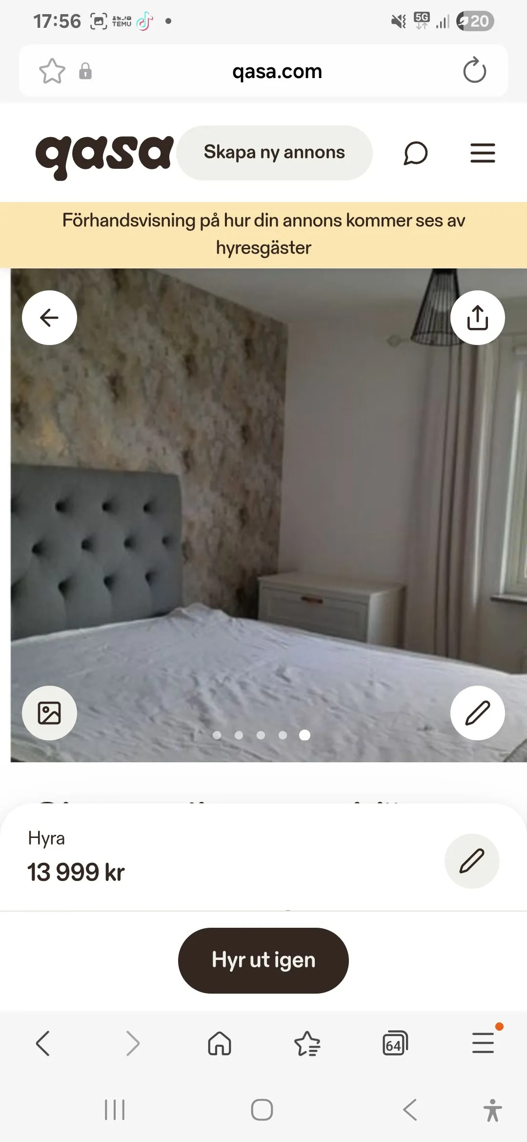 Hyreslägenhet på Göteborg i goteborg