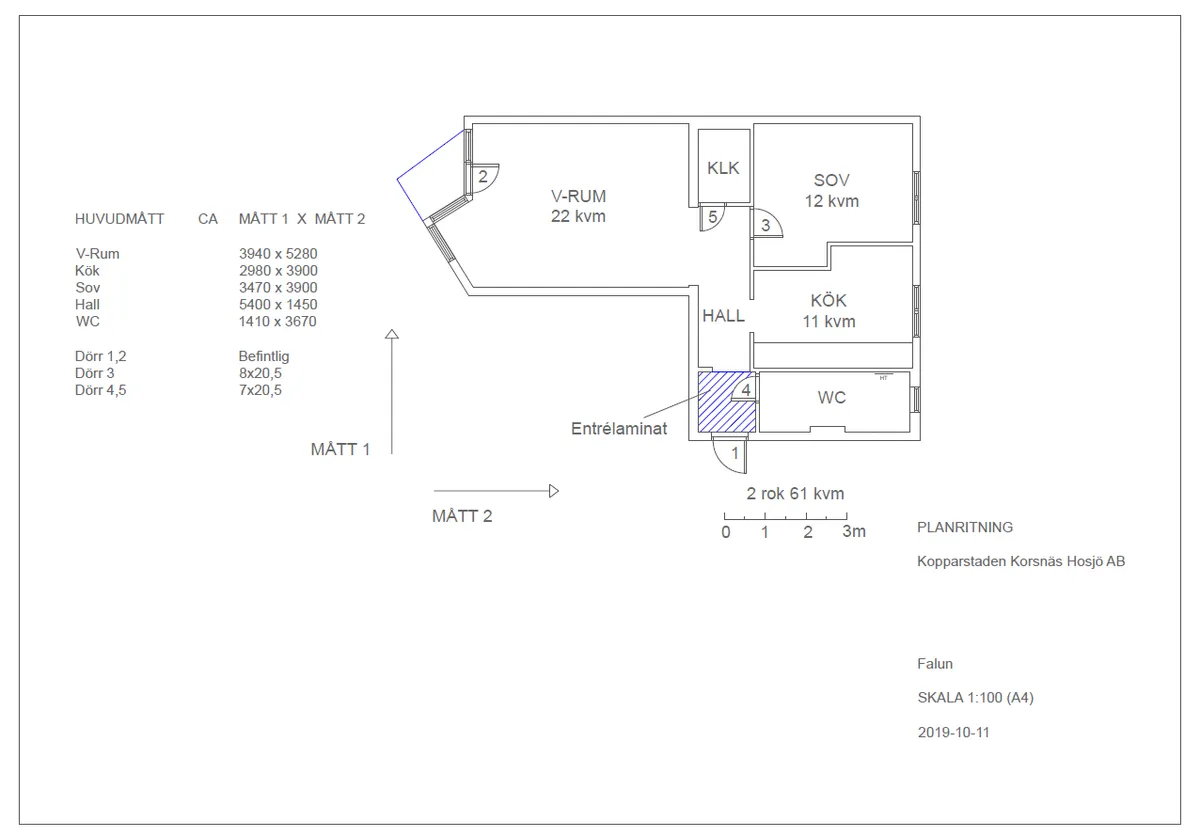 Hyreslägenhet på Falun i falun