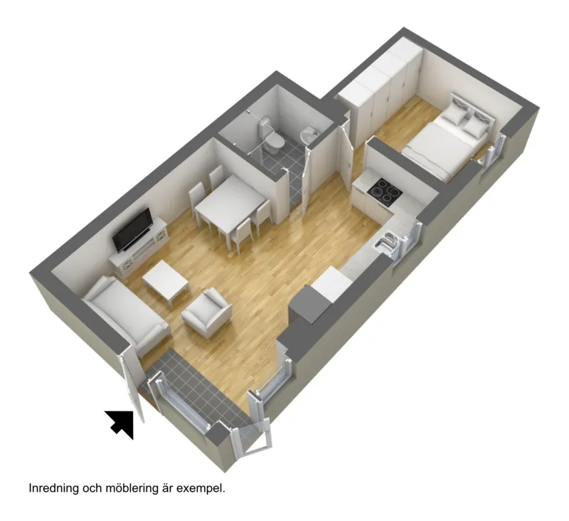 Hyreslägenhet på Borås i boras