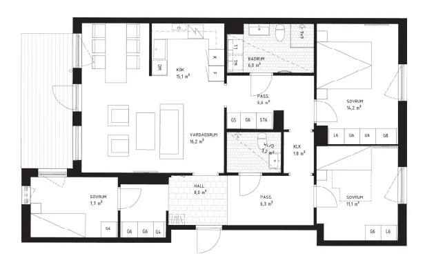 Hyreslägenhet på Stockholm i stockholm