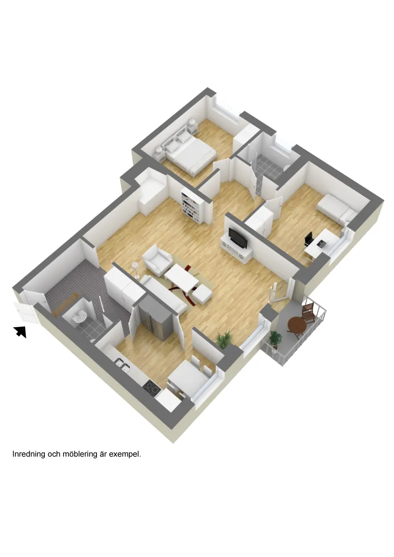 Hyreslägenhet på Borås i boras