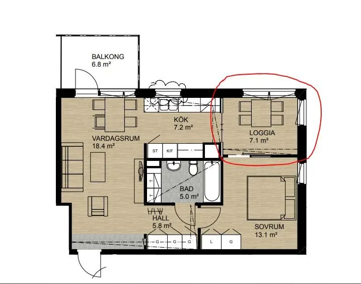 Hyreslägenhet på Stockholm i stockholm