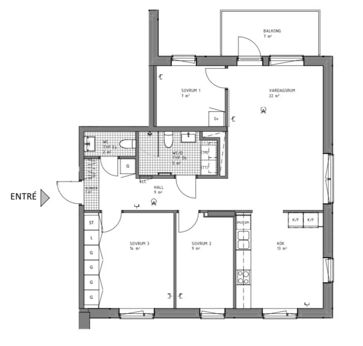 Hyreslägenhet på Farsta i farsta