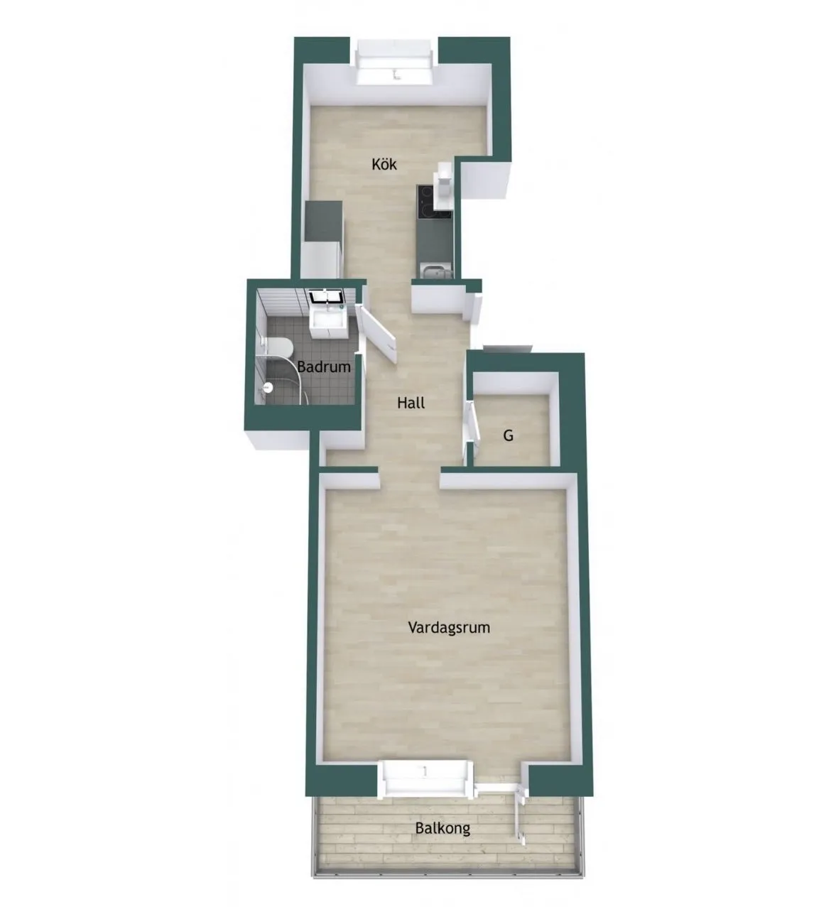 Hyreslägenhet på Uppsala i uppsala