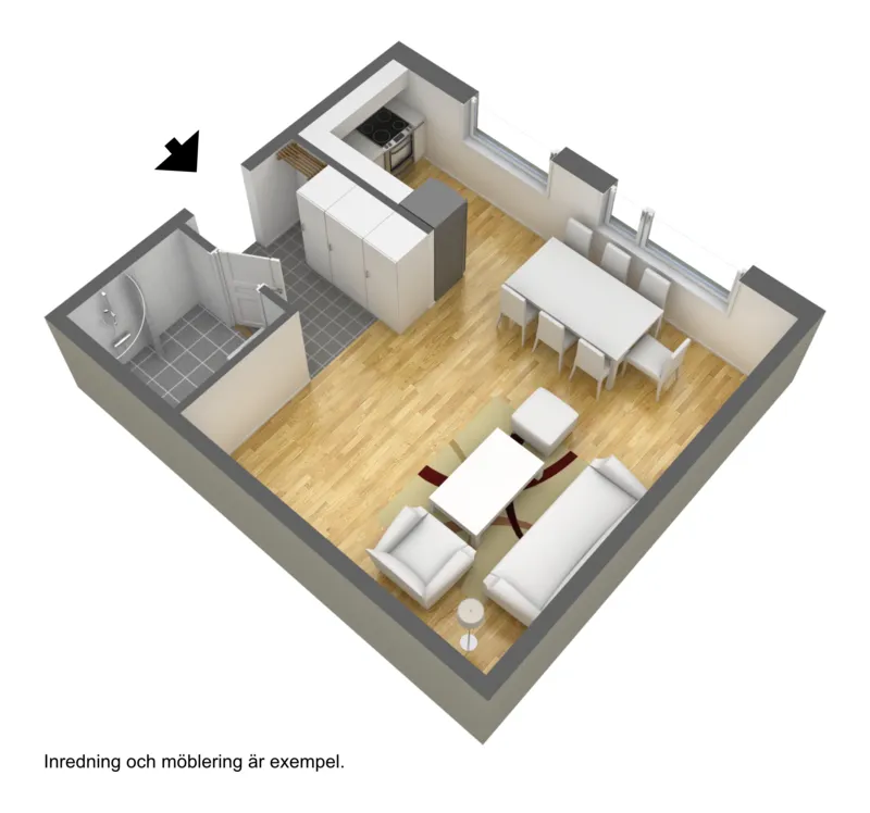 Hyreslägenhet på Borås i boras