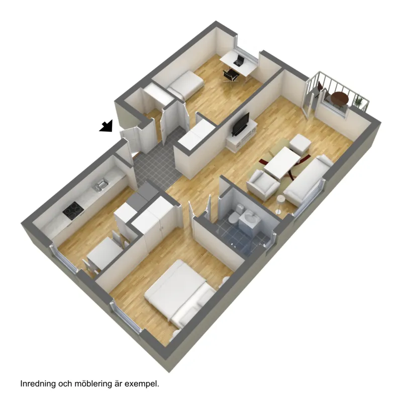 Hyreslägenhet på Borås i boras