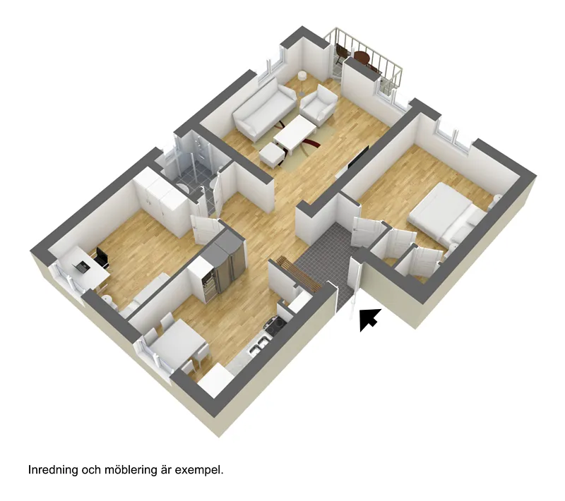 Hyreslägenhet på Borås i boras