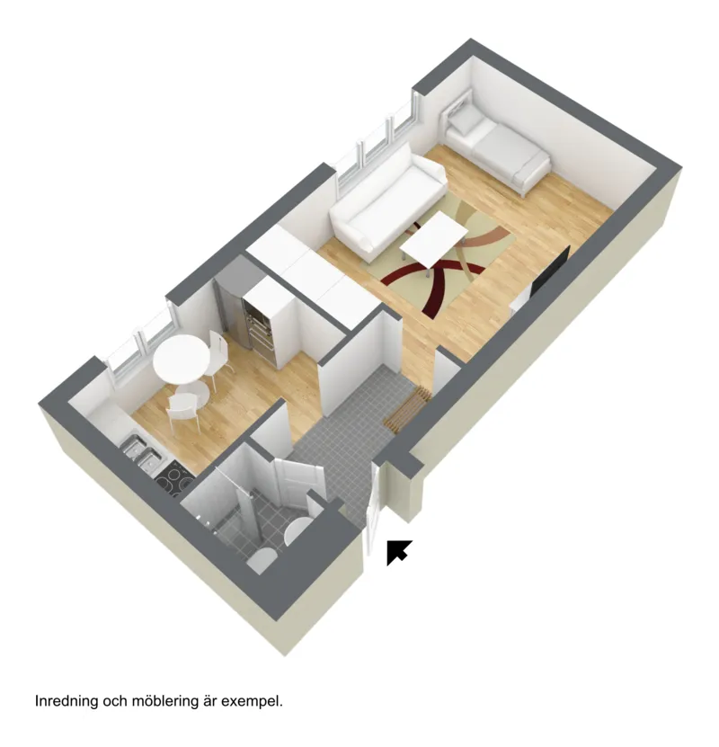 Hyreslägenhet på Borås i boras