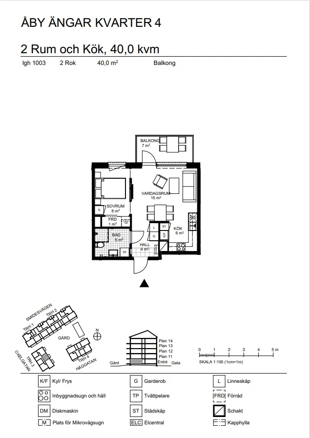 Hyreslägenhet på Vallentuna i vallentuna