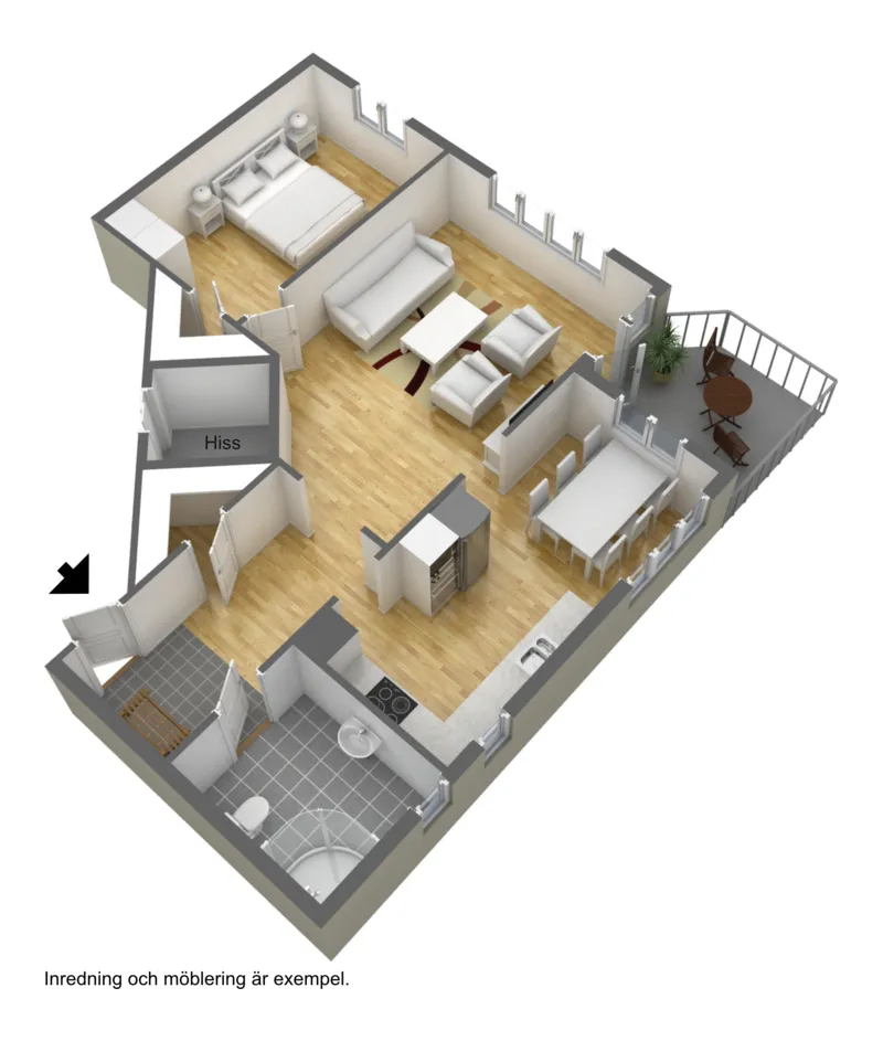 Hyreslägenhet på Borås i boras