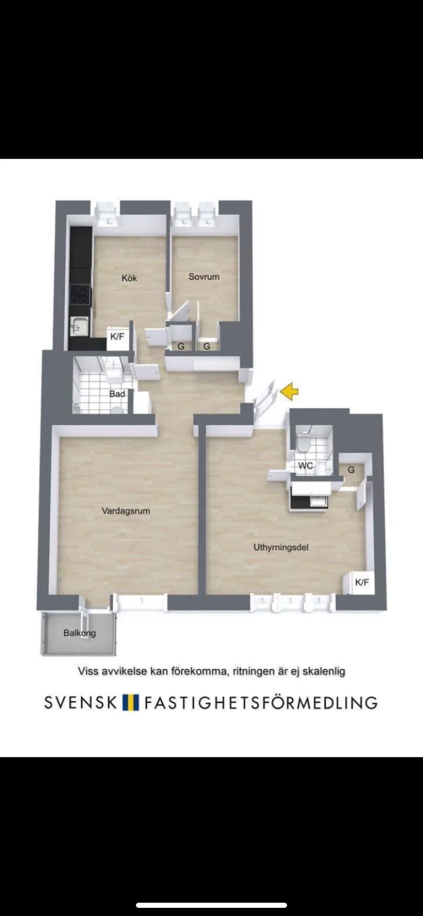 Hyreslägenhet på Uppsala i uppsala