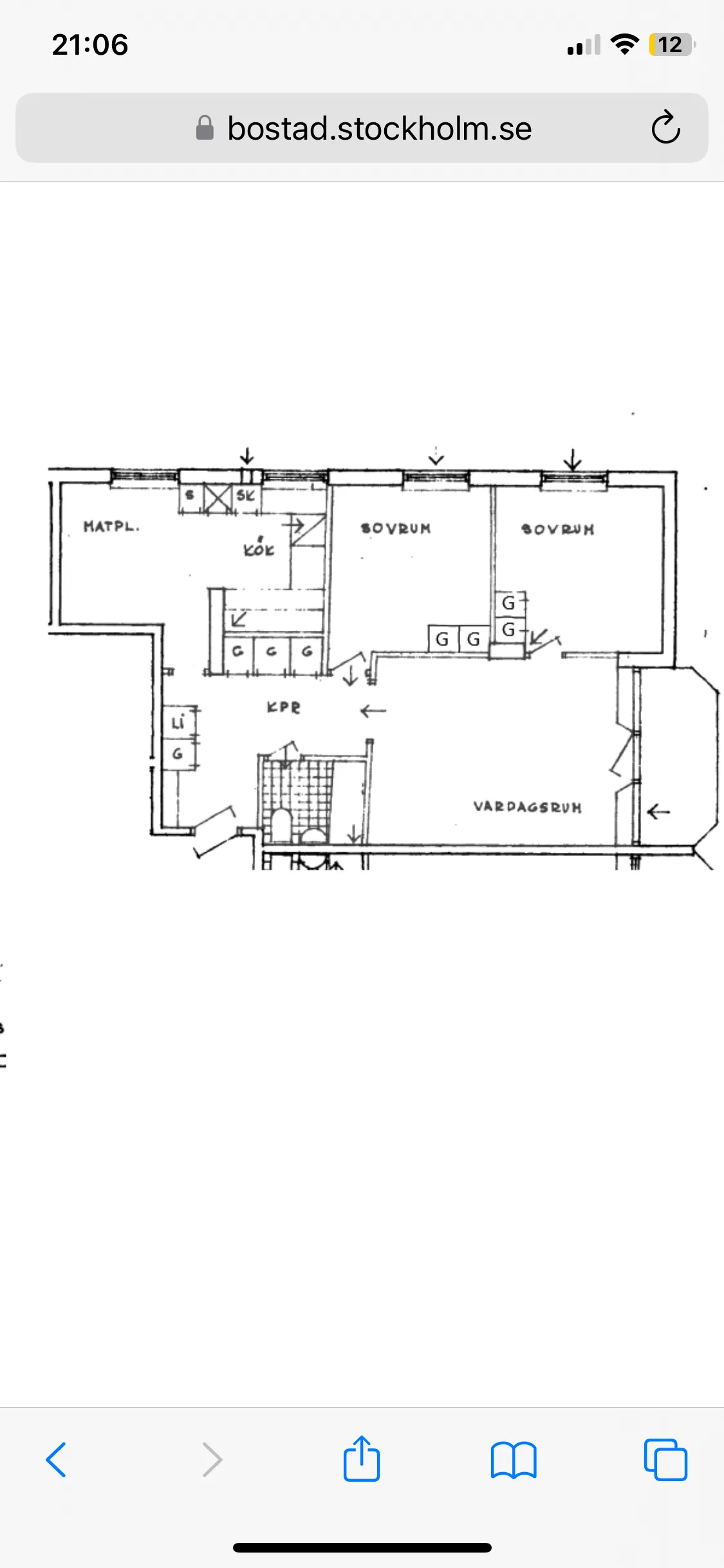Hyreslägenhet på Bandhagen i bandhagen