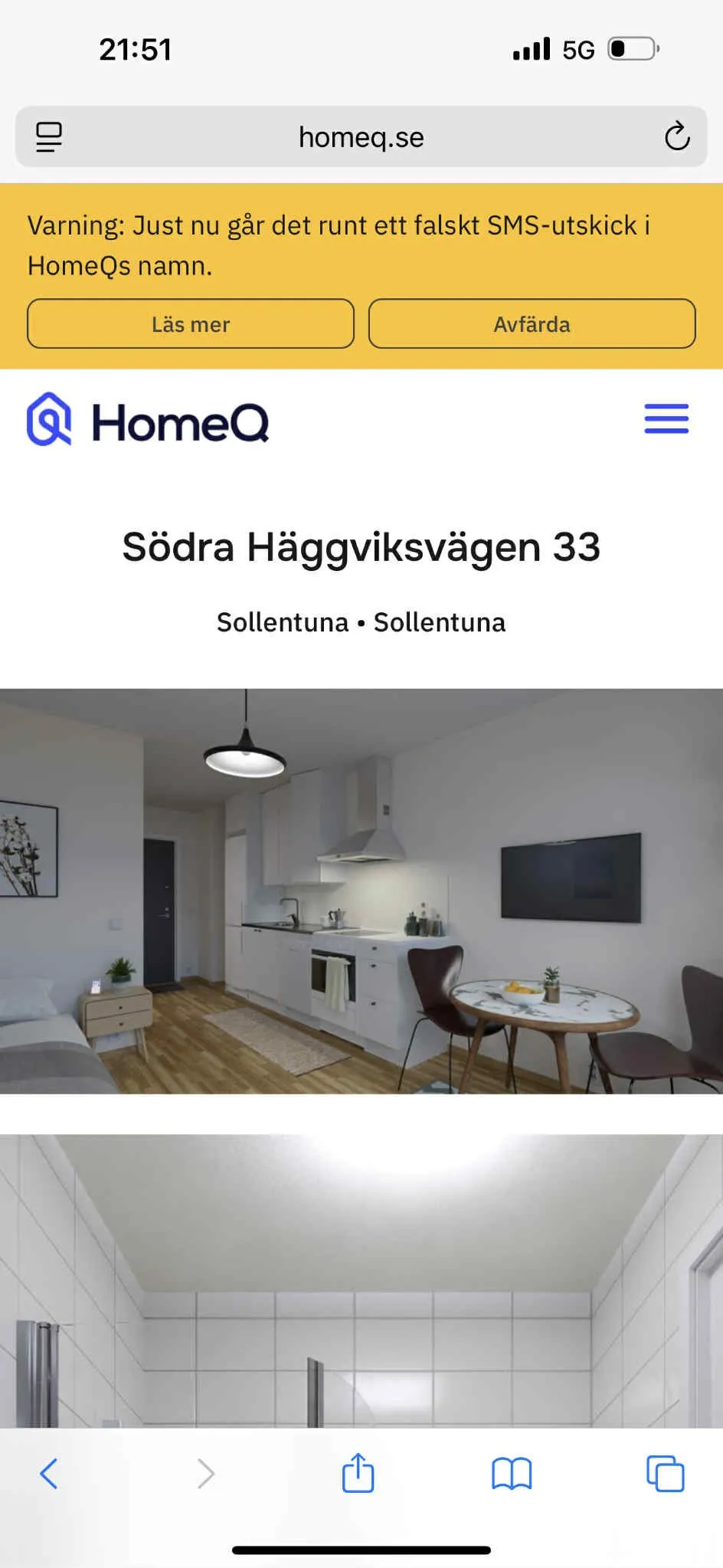 Hyreslägenhet på Sollentuna i sollentuna