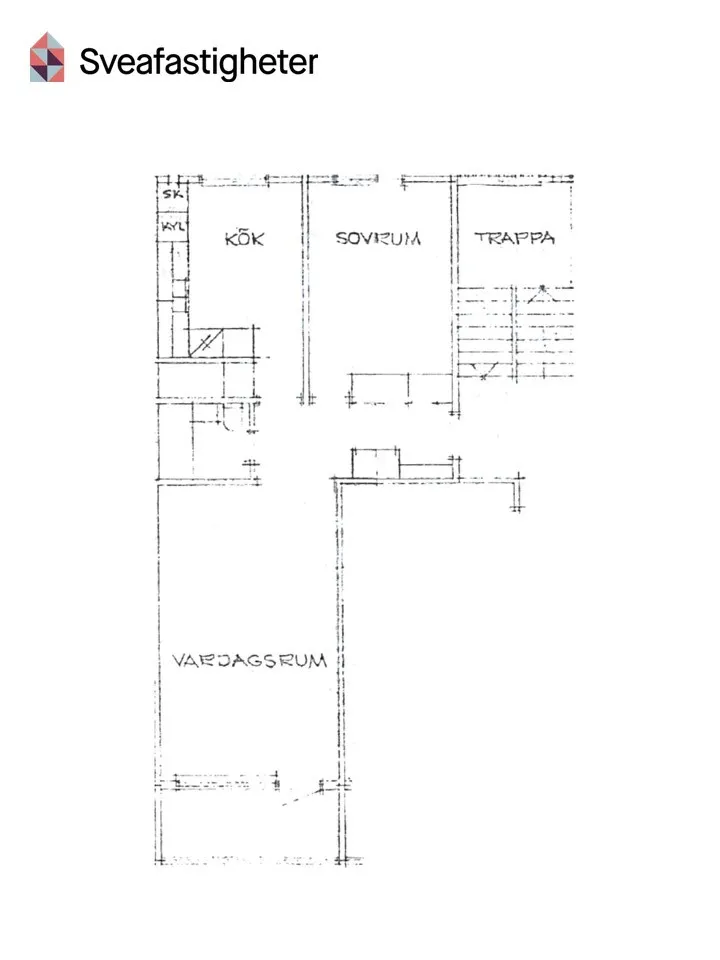 Hyreslägenhet på Olofström i olofstrom