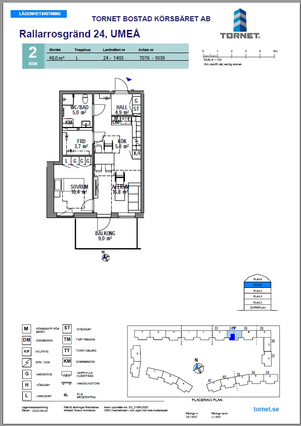 Hyreslägenhet på Umeå i umea