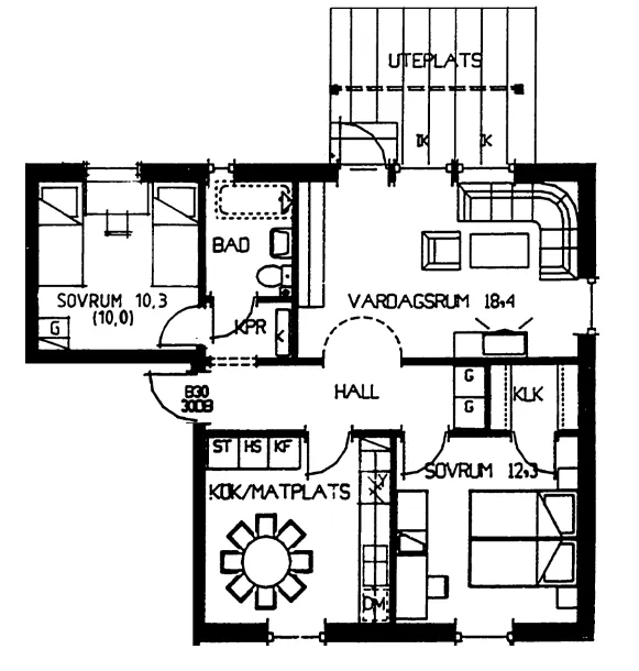 Hyreslägenhet på Ulricehamn i ulricehamn