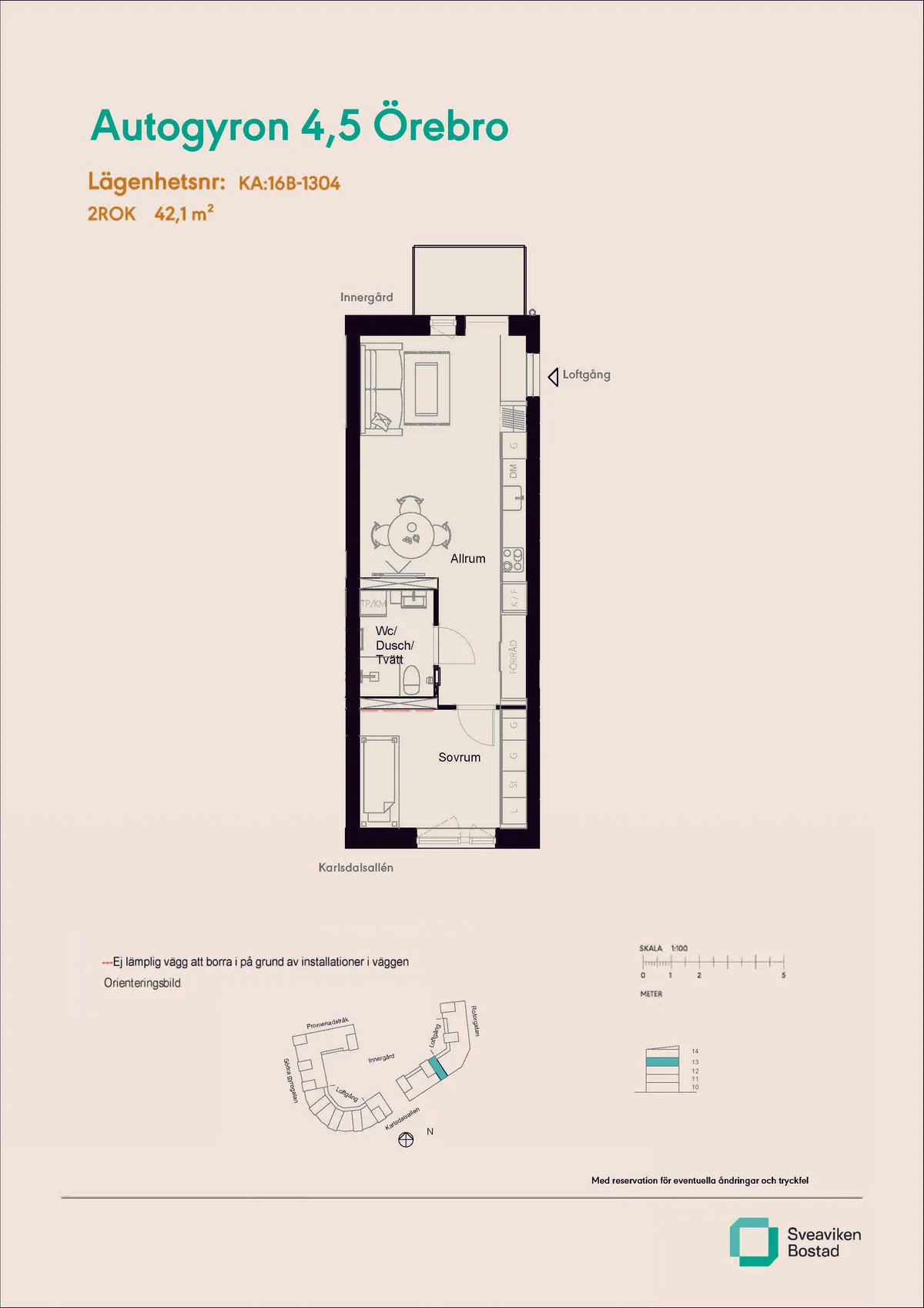 Hyreslägenhet på Örebro i orebro